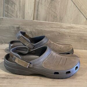 Crocs Men’s Classic Yukon Vista II Clog Slip On Casual Sandals Espresso Size 15